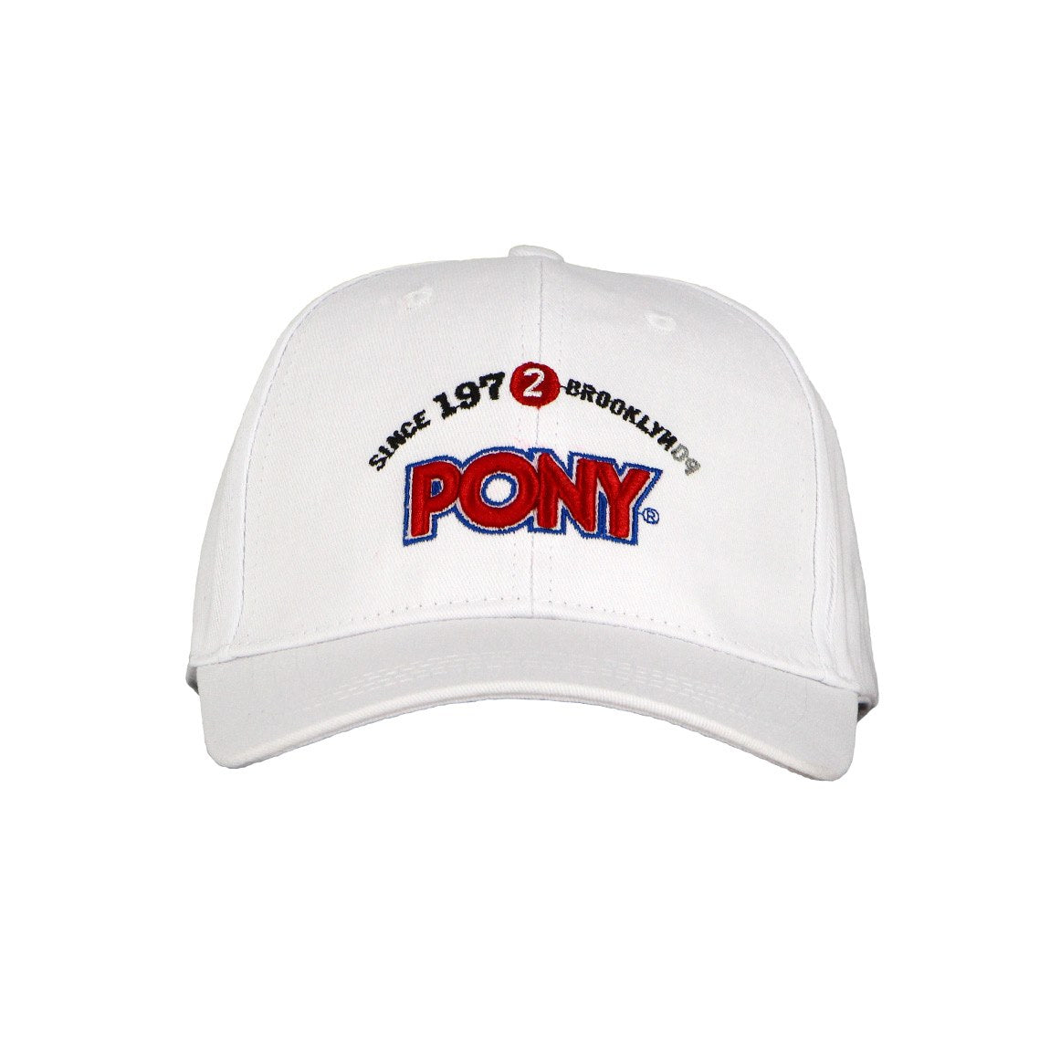 Pony Gorro Visera Since Blanco/Rojo