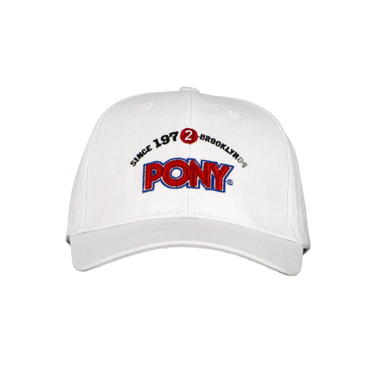 Pony Gorro Visera Since Blanco/Rojo