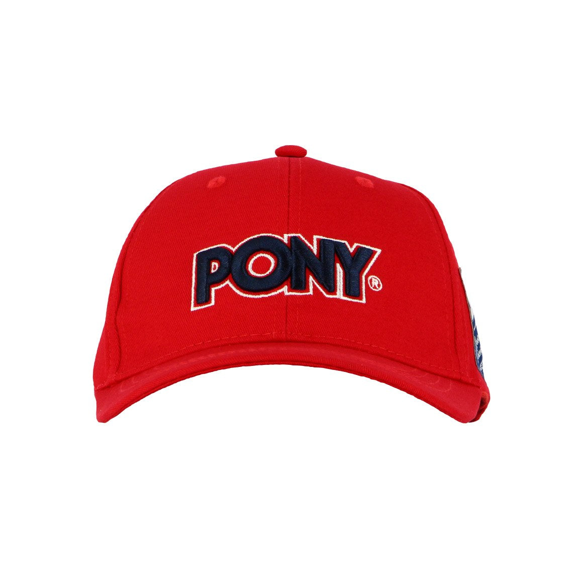 Pony Gorro Visera Rojo-Azul