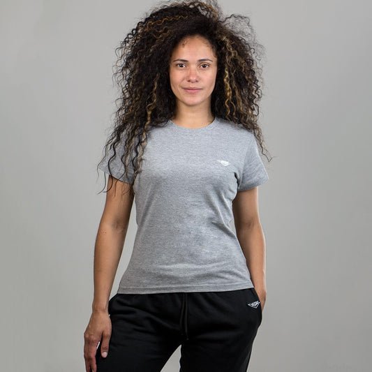 PONY MUJER CAMISETA CREW NECK GRIS