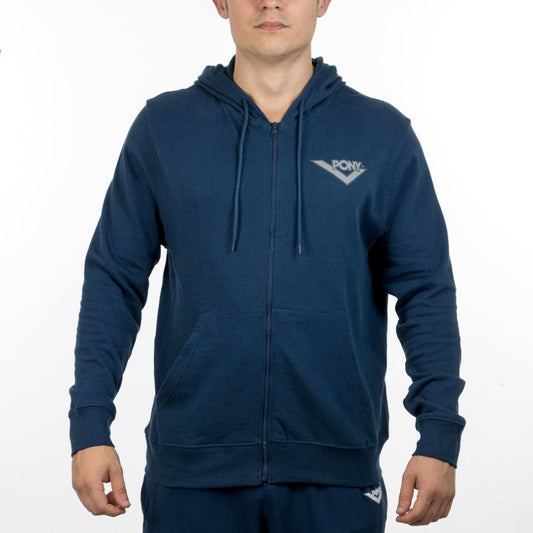 Pony hombre canguro con cierre-marino