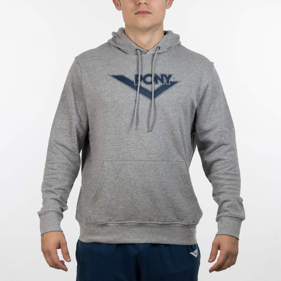 Pony hombre canguro-gris