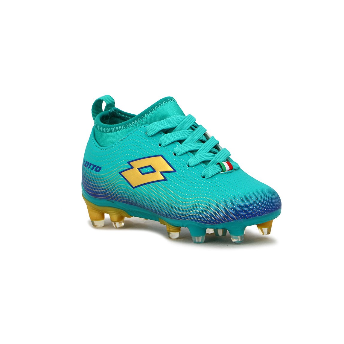 Lotto torino futbol CANCHA Niño baby TURQUOISE/BLACK