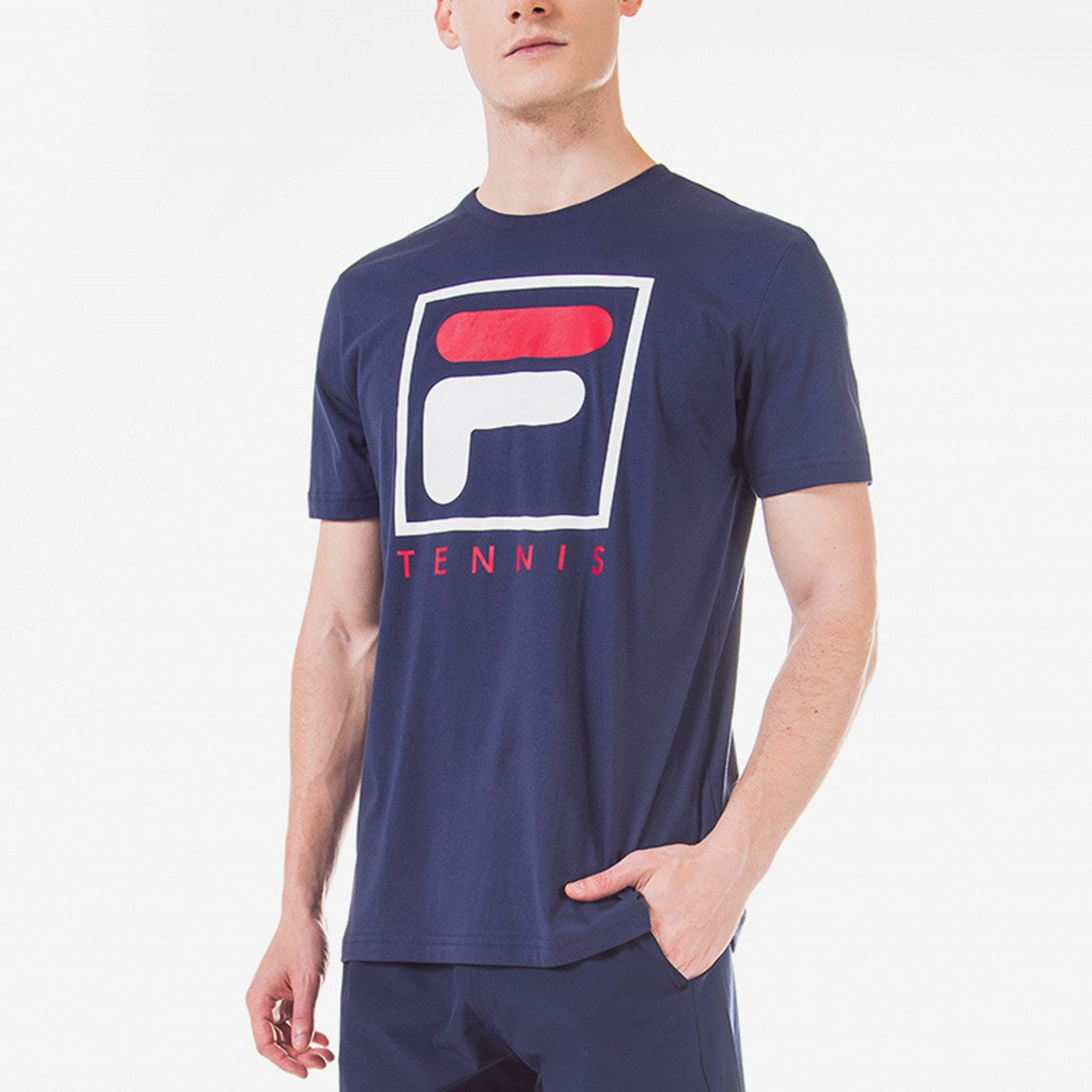 Fila remera hombre soft urban - navy/white/red