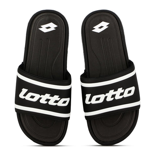 Lotto Chancleta Turin C/Logo - BLACK/WHITE