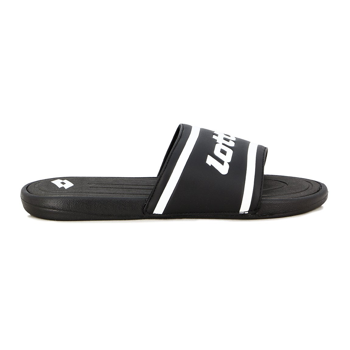 Lotto Chancleta Turin C/Logo - BLACK/WHITE