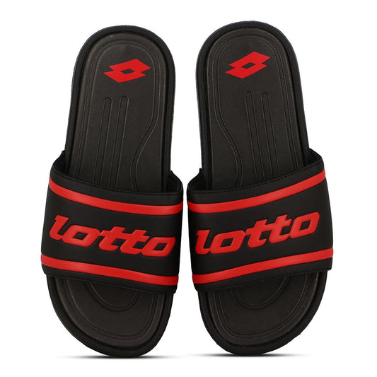 Lotto Chancleta Turin C/Logo - BLACK/RED