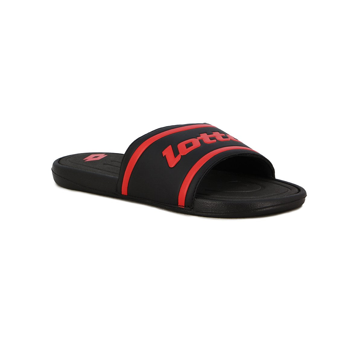 Lotto Chancleta Turin C/Logo - BLACK/RED