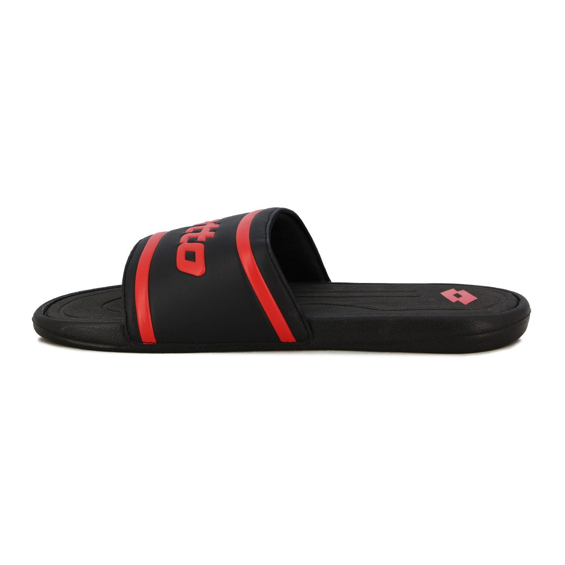 Lotto Chancleta Turin C/Logo - BLACK/RED