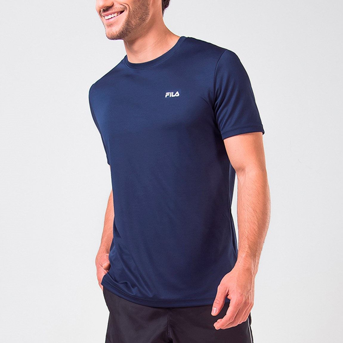 FILA REMERA MASCULINA BASIC SPORTS - NAVY
