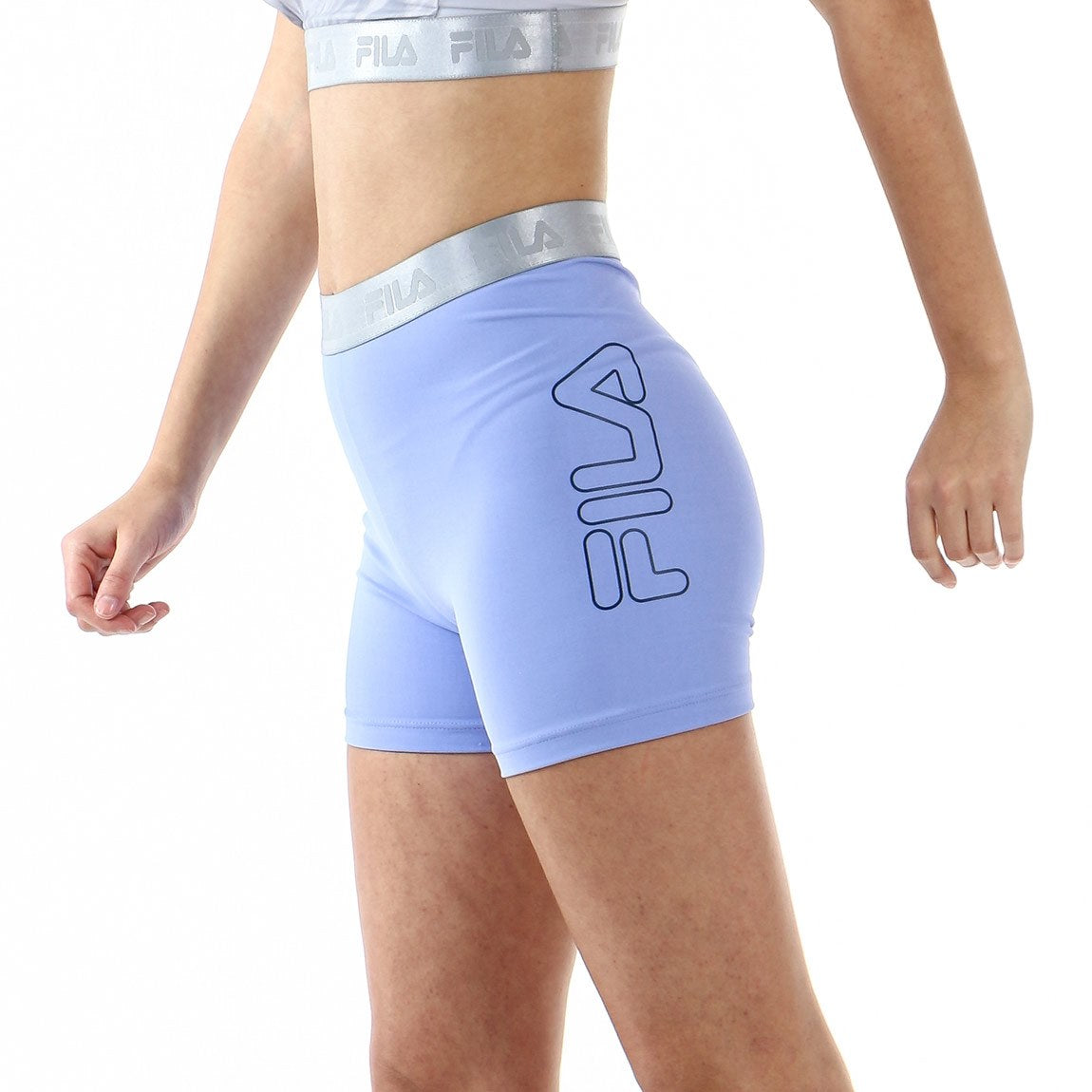 Fila calza corta mujer train elastic ii lavanda