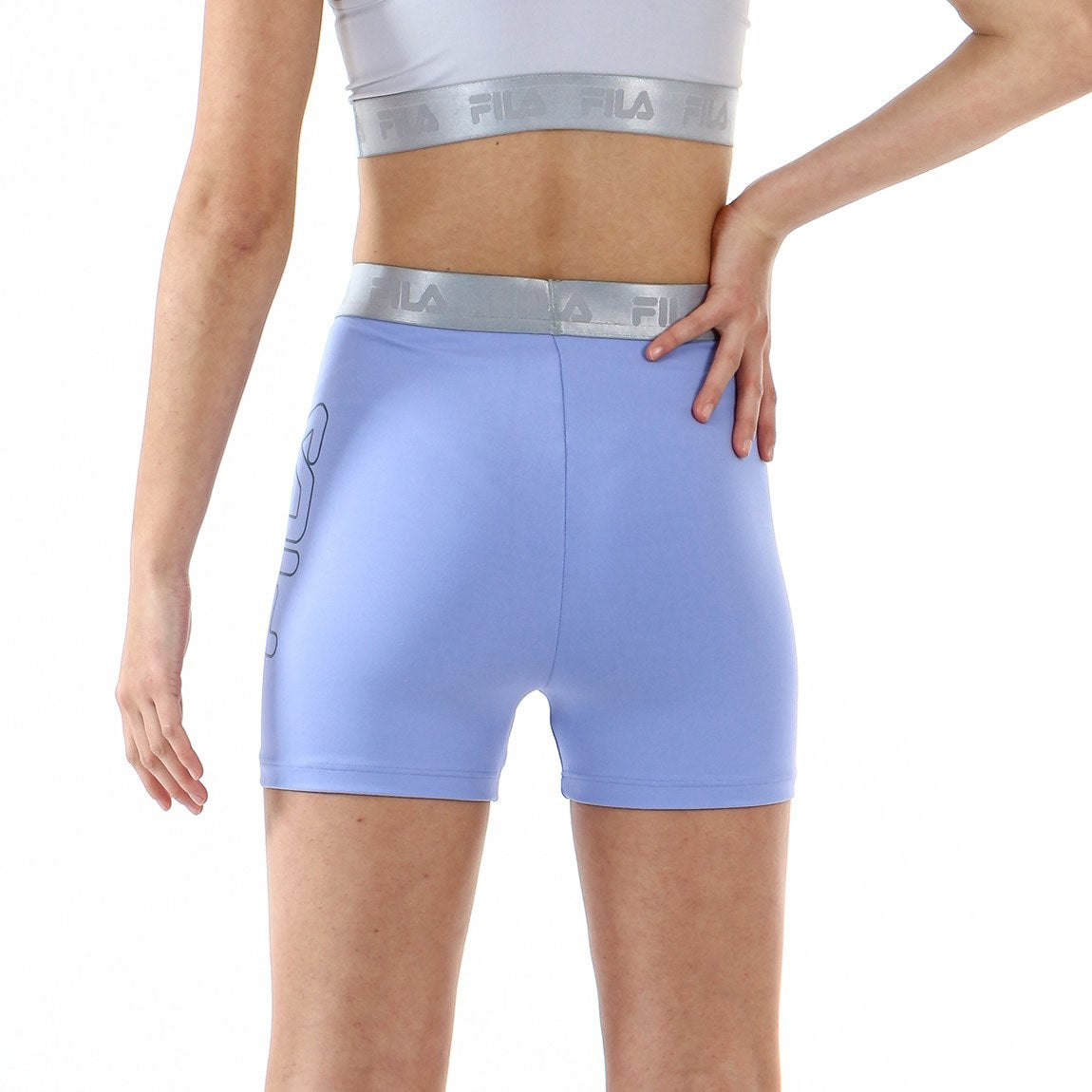Fila calza corta mujer train elastic ii lavanda