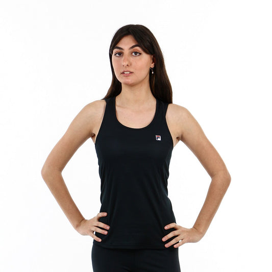 FILA REMERA MUSCULOSA FEMENINA CORE - BLACK/BLACK