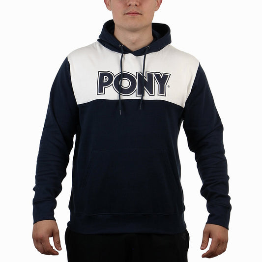 Pony hombre canguro combinado-blanco/marino