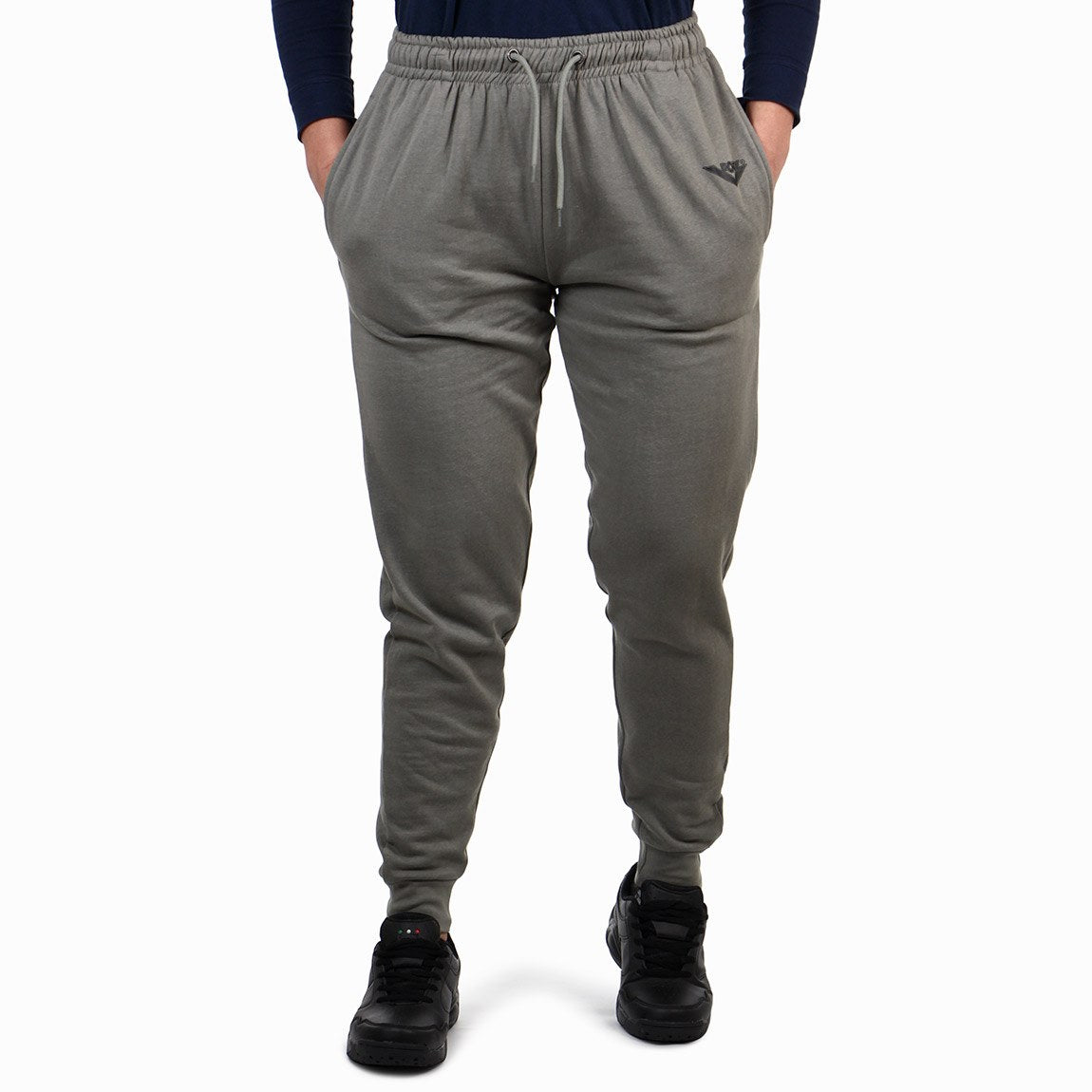 Pony mujer pantalon con felpa-gris