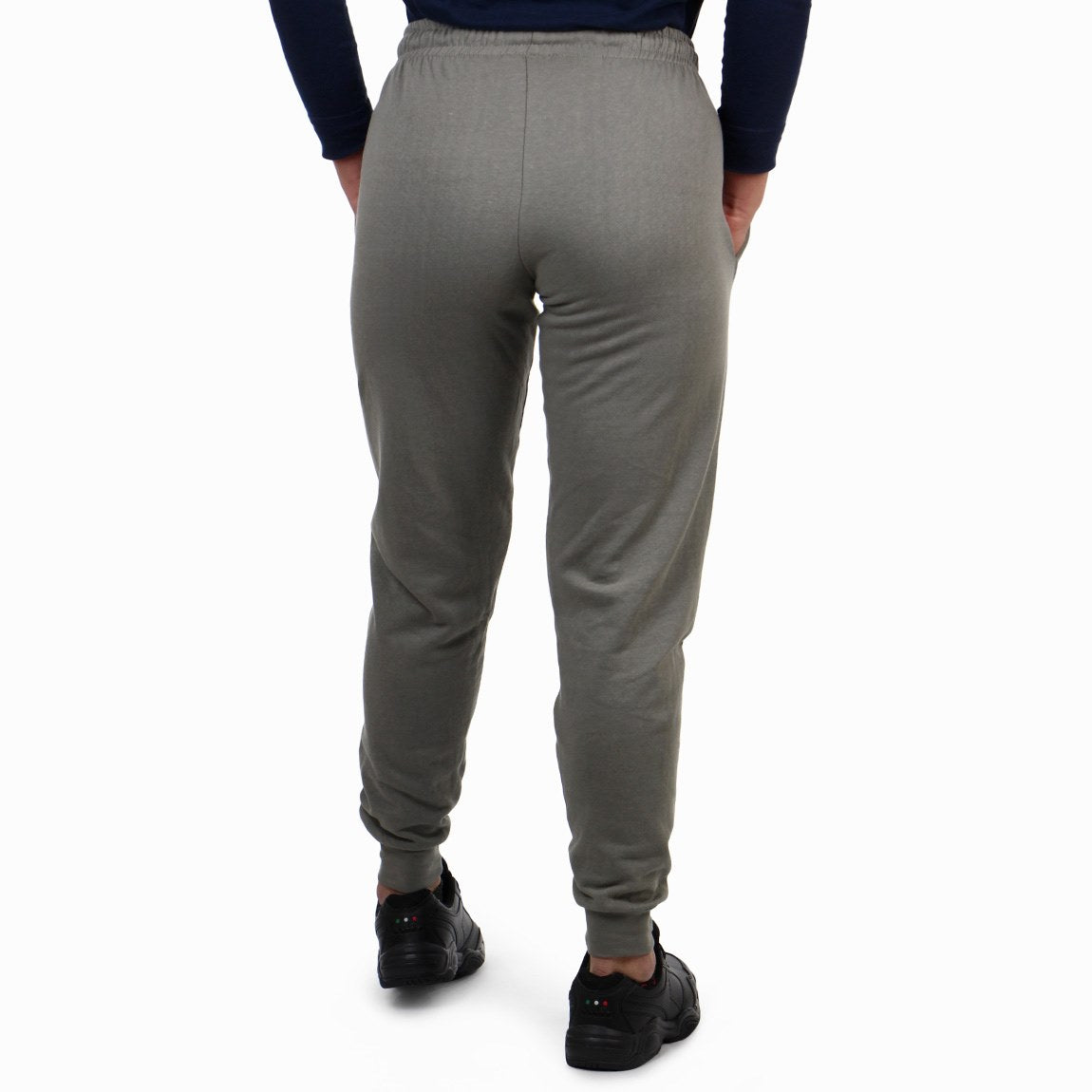 Pony mujer pantalon con felpa-gris