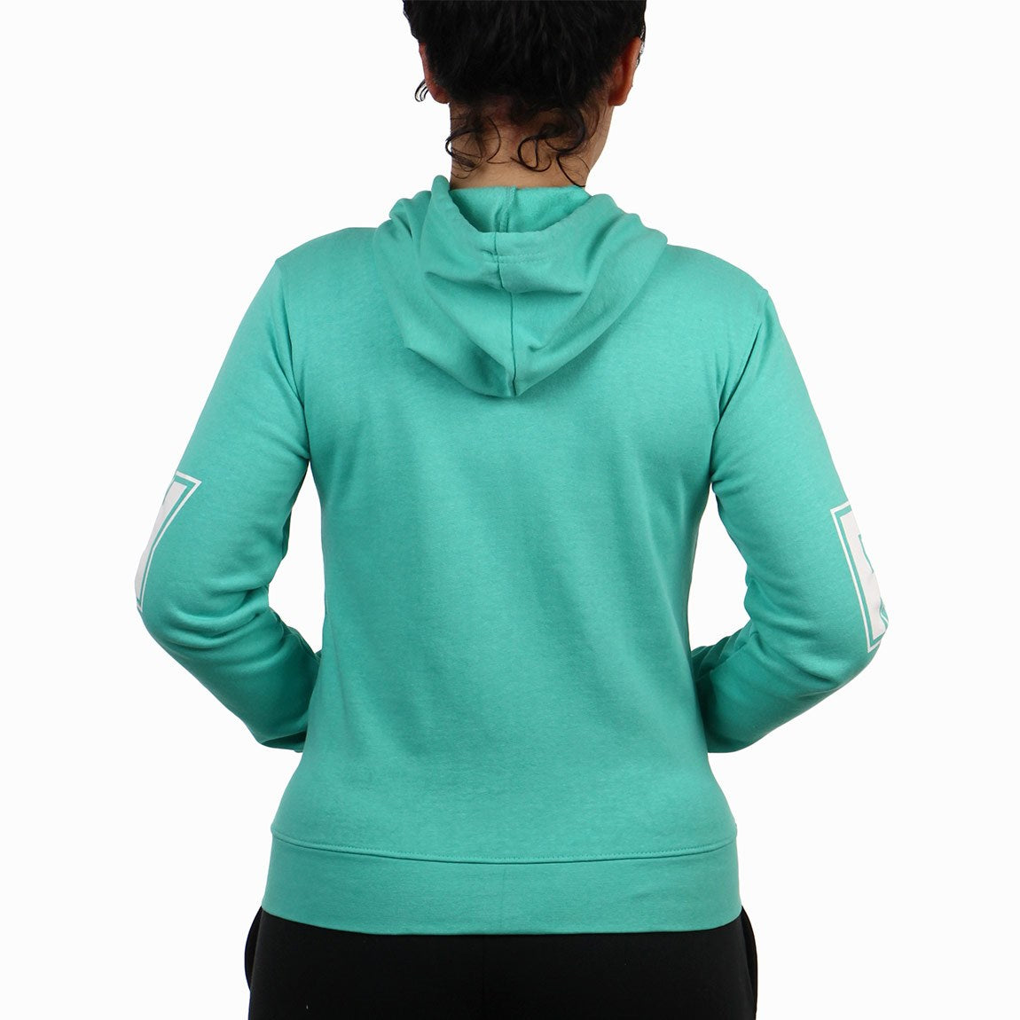 Pony mujer campera c/capucha-aguamarina