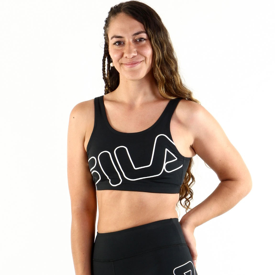 Fila Top Mujer essential ii Negro Blanco