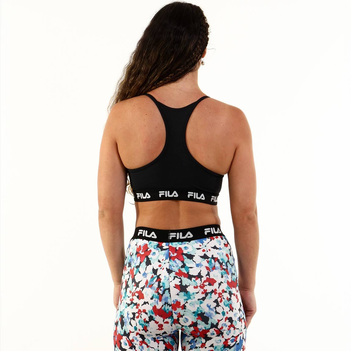 Fila Top Train elastic II Negro/Estampado azul - Mujer