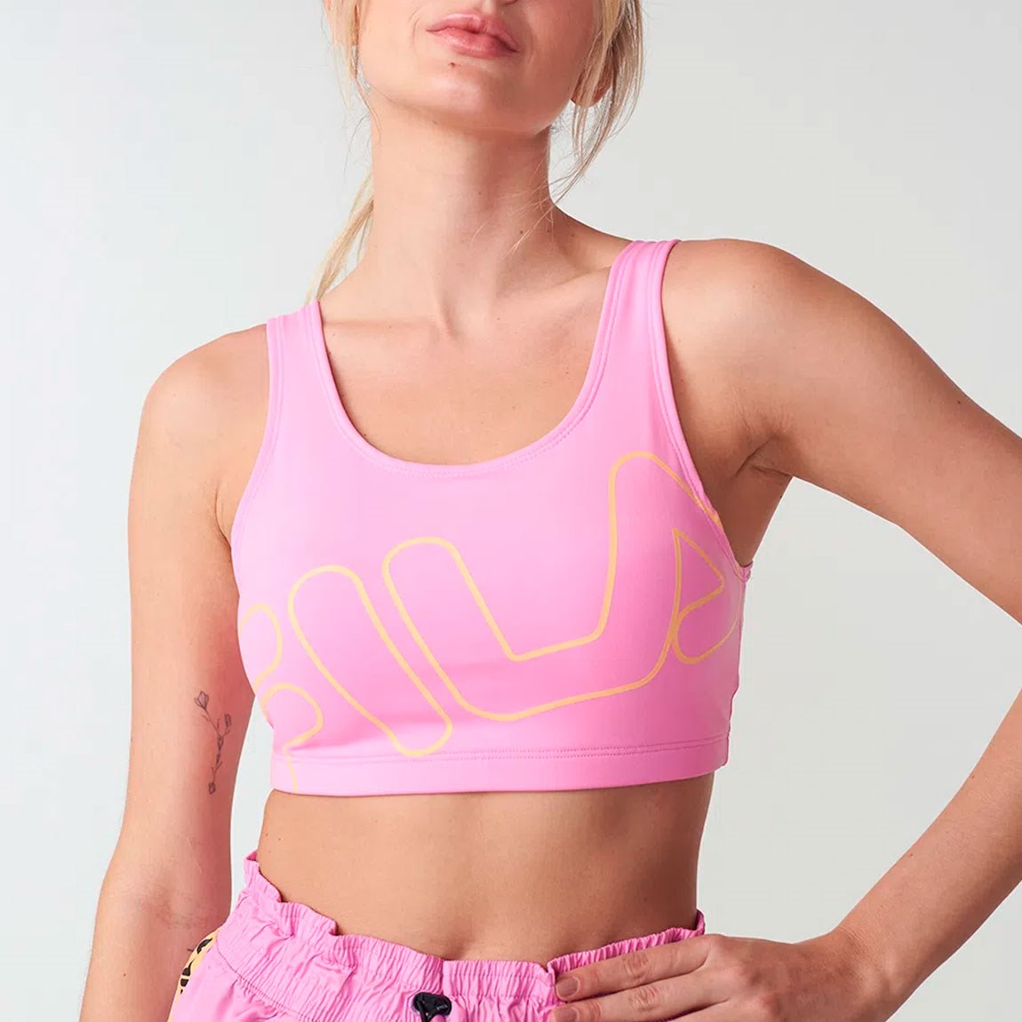 Fila Top Mujer essential ii Rosa Naranja