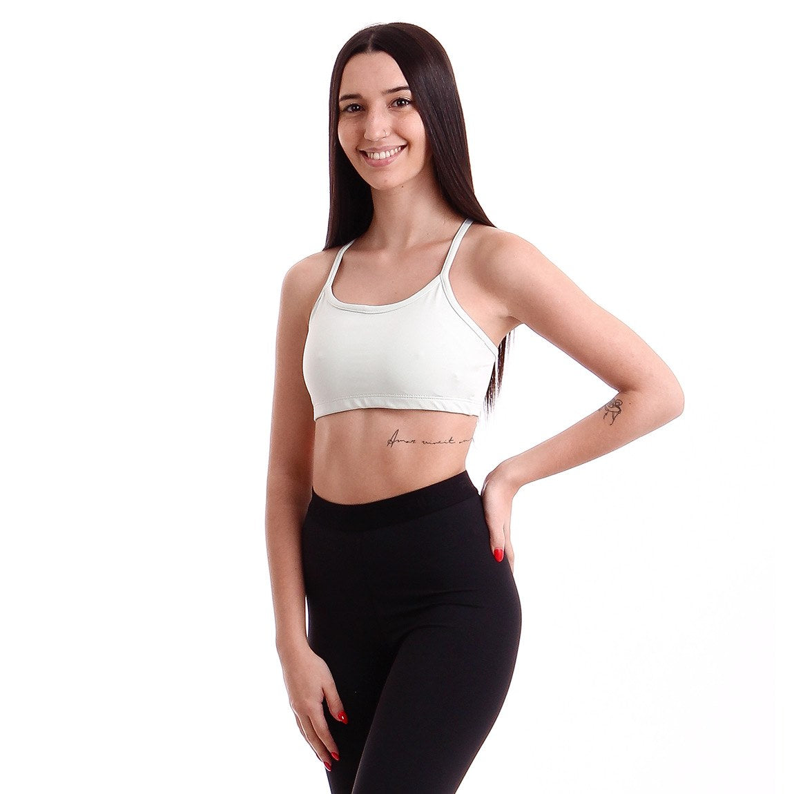 Fila Top Mujer life Beige