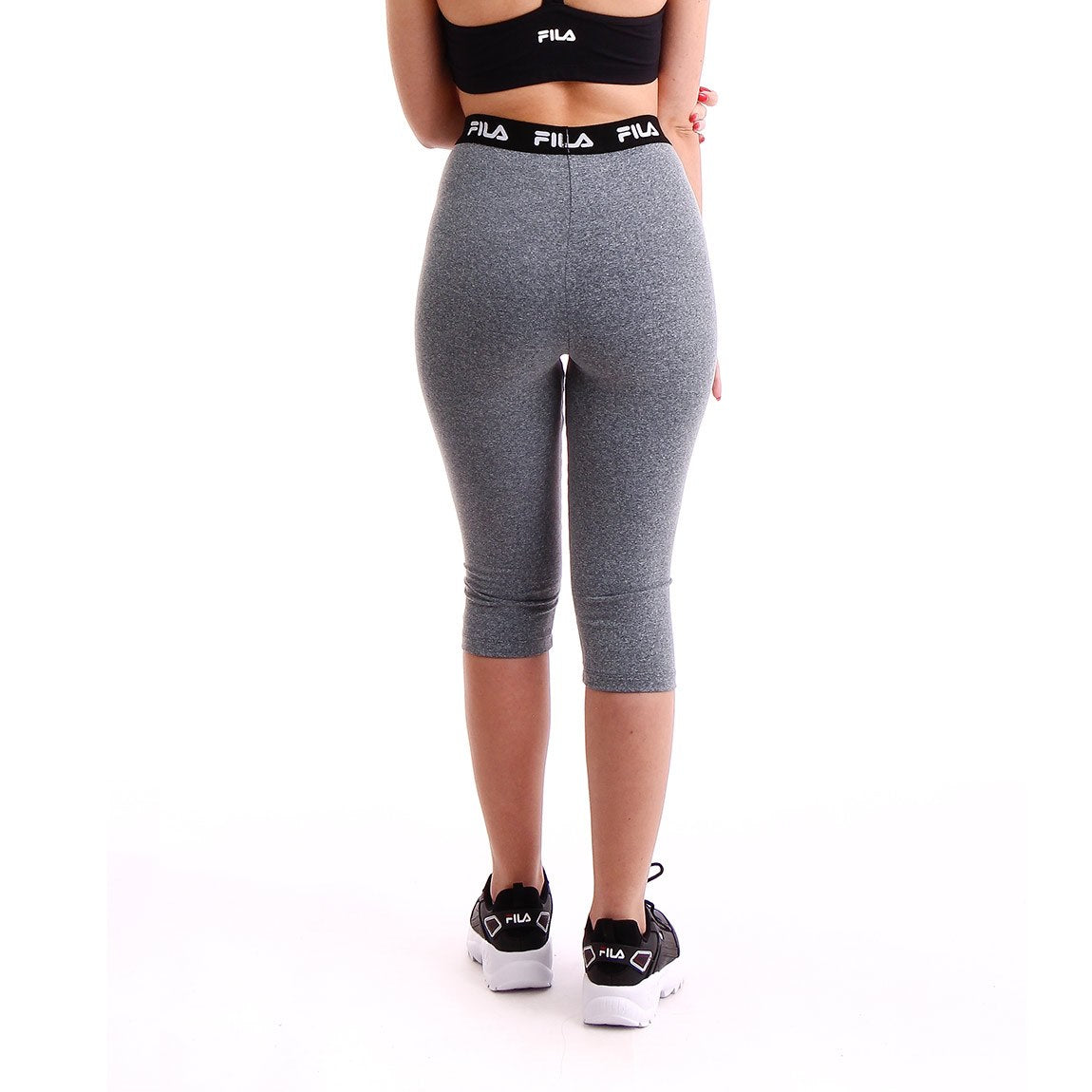 Fila calza pescador femenino train elastic gris/blanco