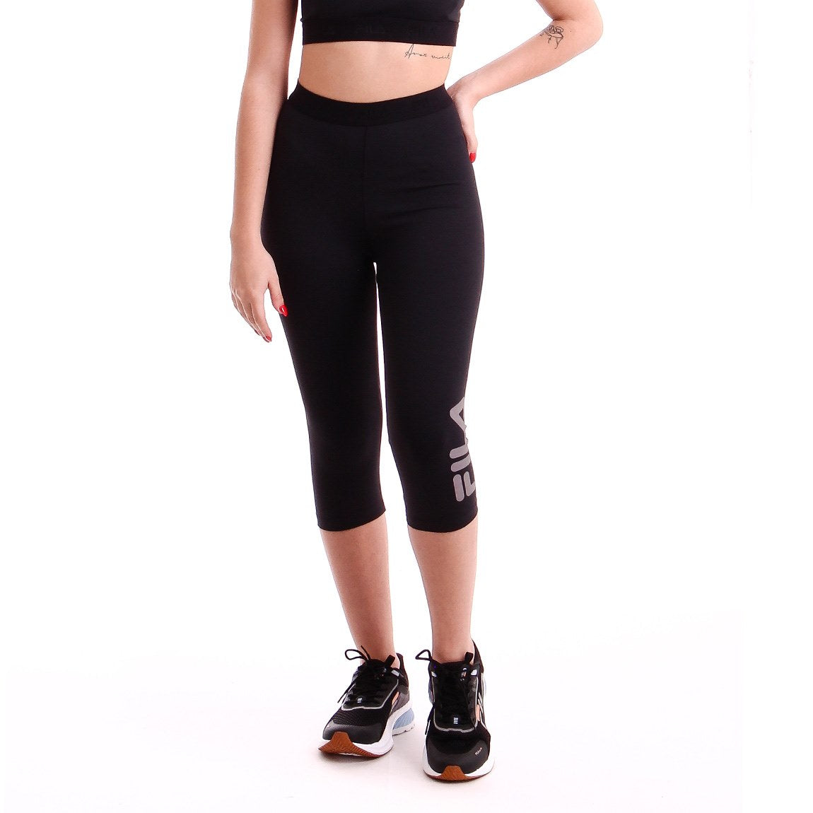 Fila calza pescador femenino train elastic negro