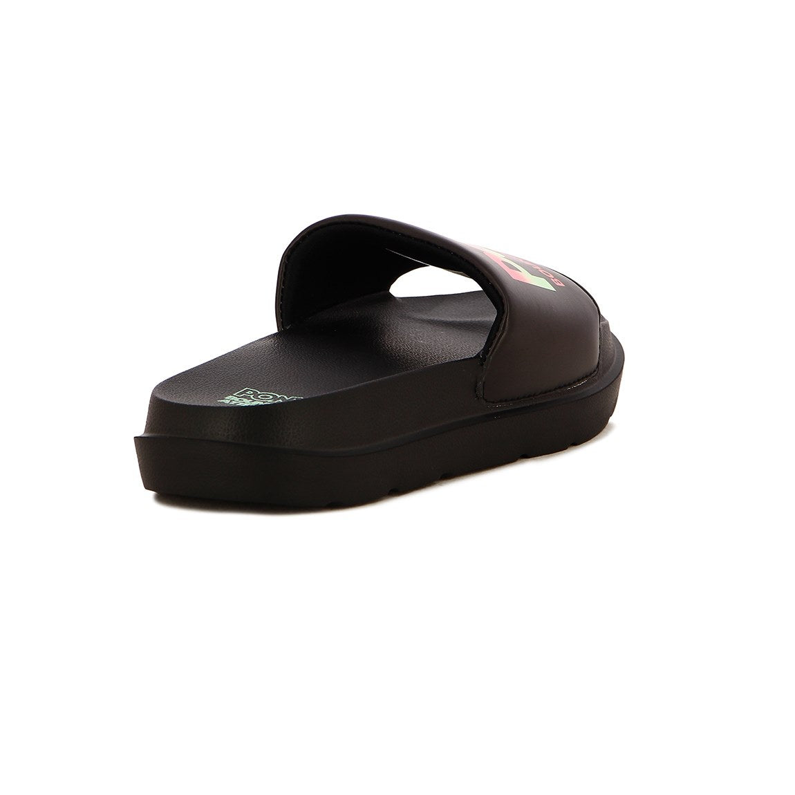 Pony Chancletas Negro/Coral