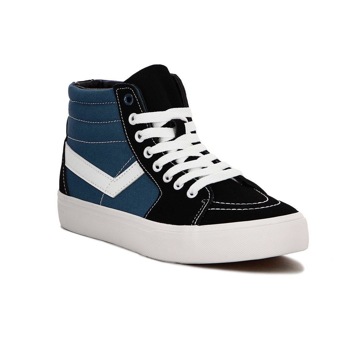 Pony Bota casual lona Unisex - Negro/Marino