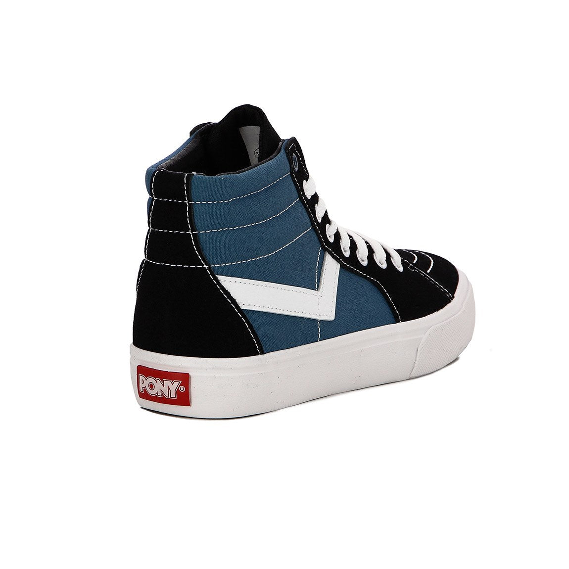 Pony Bota casual lona Unisex - Negro/Marino