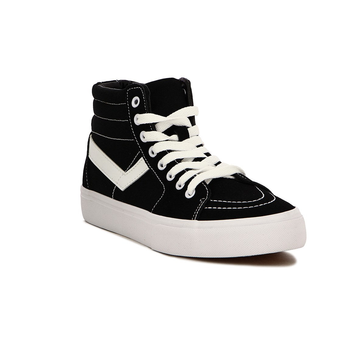 Pony Bota casual lona Unisex - Negro