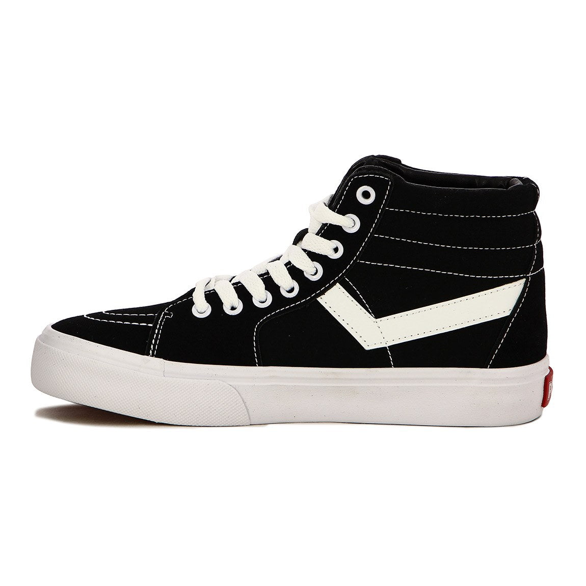 Pony Bota casual lona Unisex - Negro