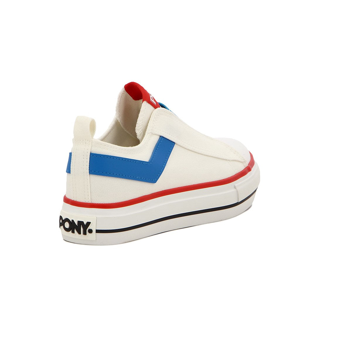 Pony calzado plataforma elastico casual classic kids-blanco
