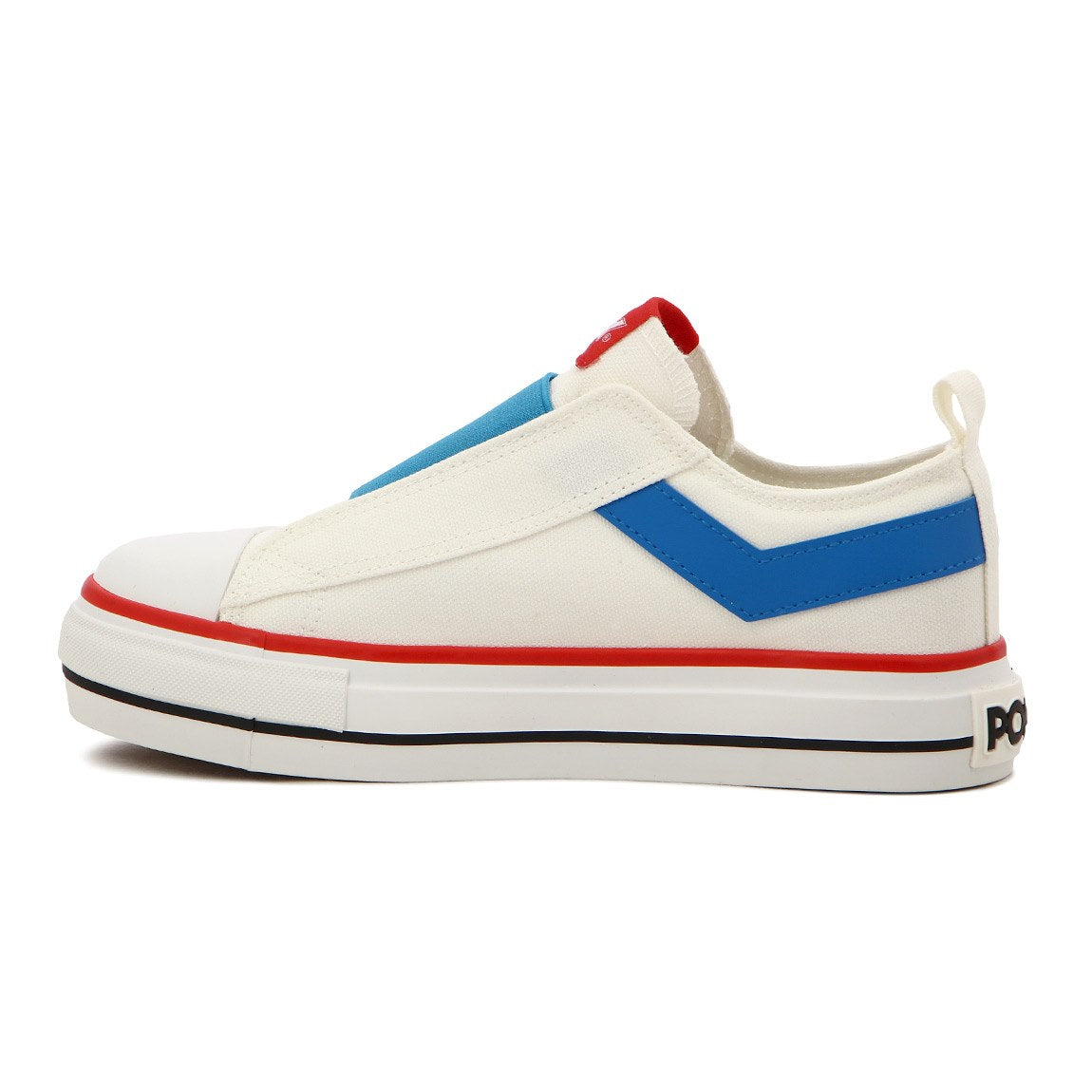 Pony calzado plataforma elastico casual classic kids-blanco