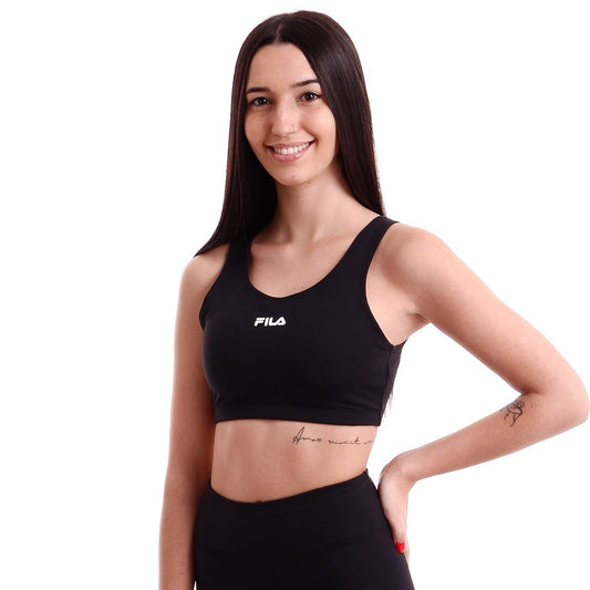 Fila Mujer Top essential ii Negro Blanco