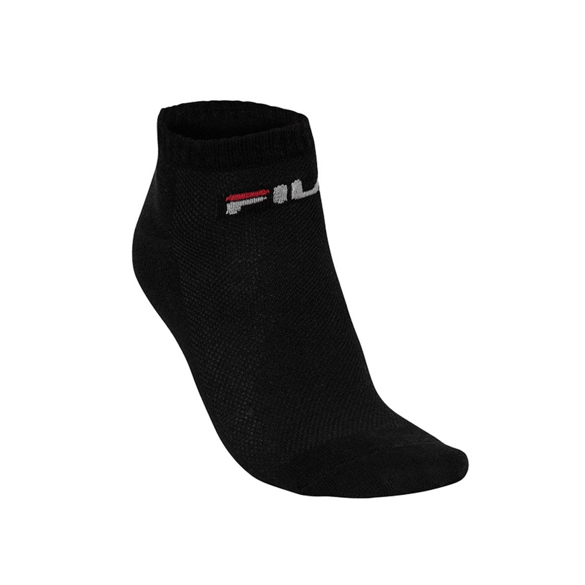 Fila medias tripack unisex cano cortas light - negro