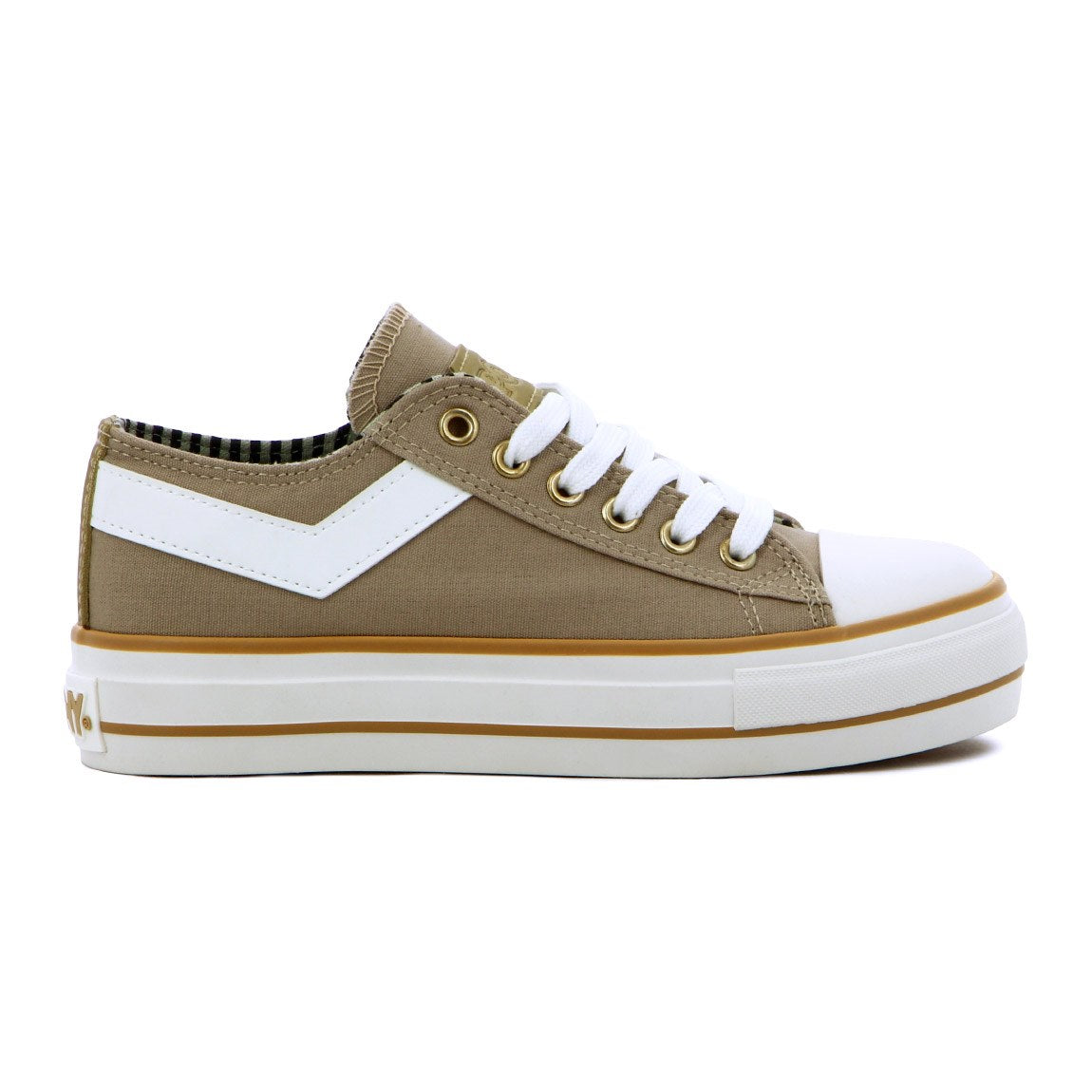 Pony Calzado Plataforma Casual Classic Mujer - Beige
