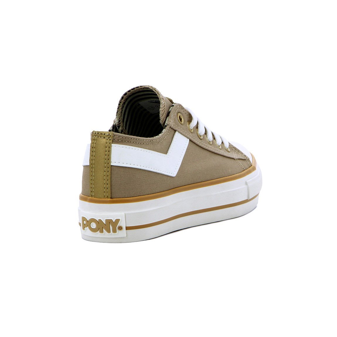 Pony Calzado Plataforma Casual Classic Mujer - Beige