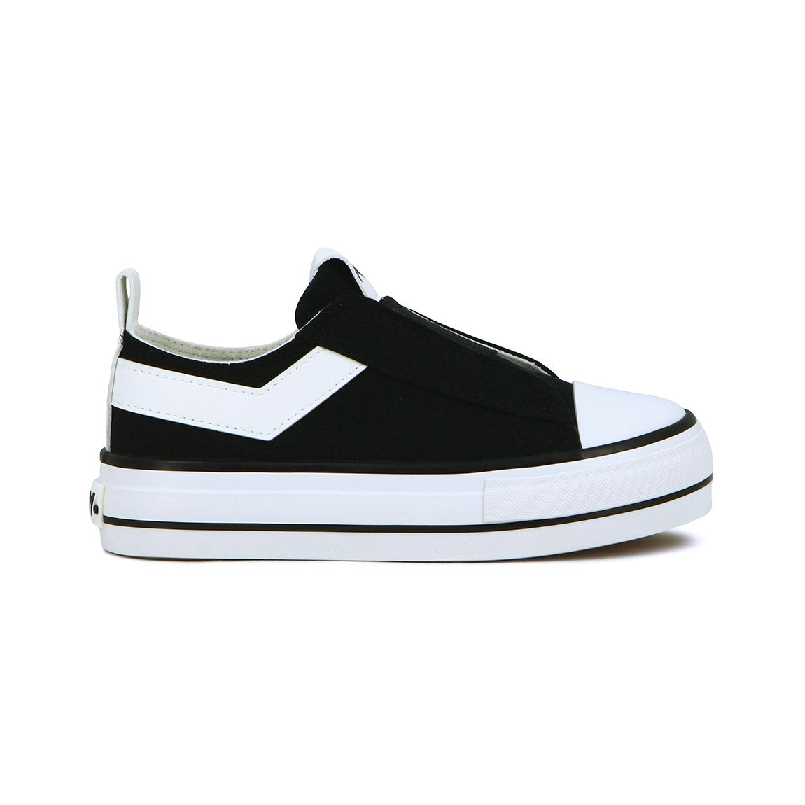 Pony Calzado Plataforma Elástico Casual Classic Niño - Negro/Blanco