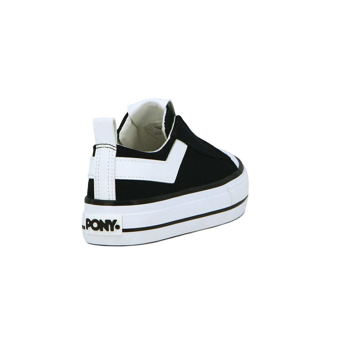 Pony Calzado Plataforma Elástico Casual Classic Niño - Negro/Blanco