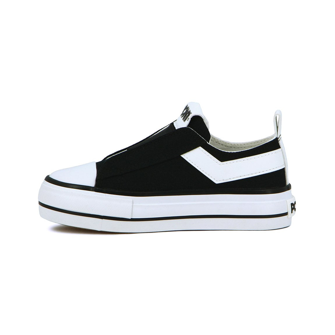 Pony Calzado Plataforma Elástico Casual Classic Niño - Negro/Blanco