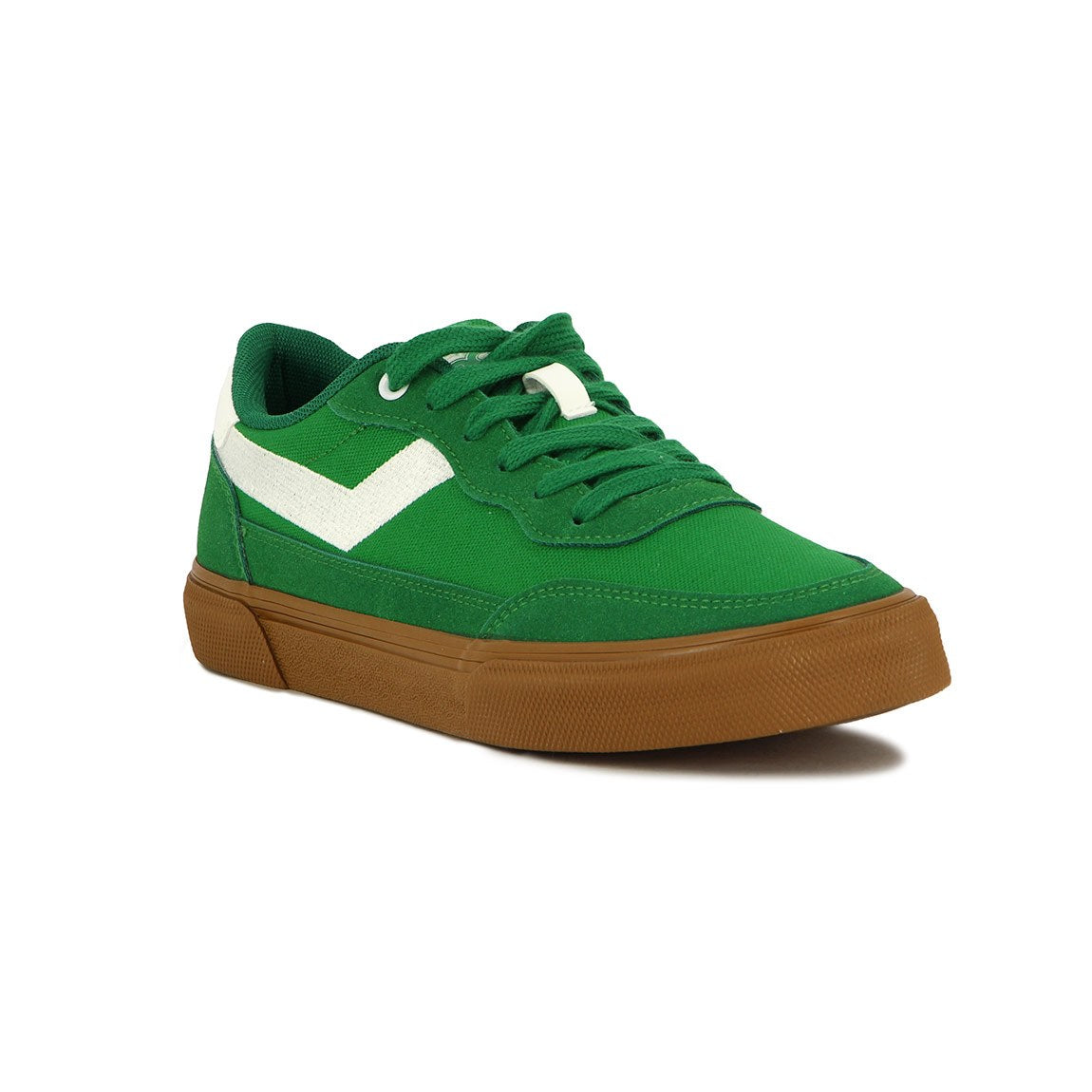Pony Champion Casual BRONX Hombre Canva-Suede / Green/White