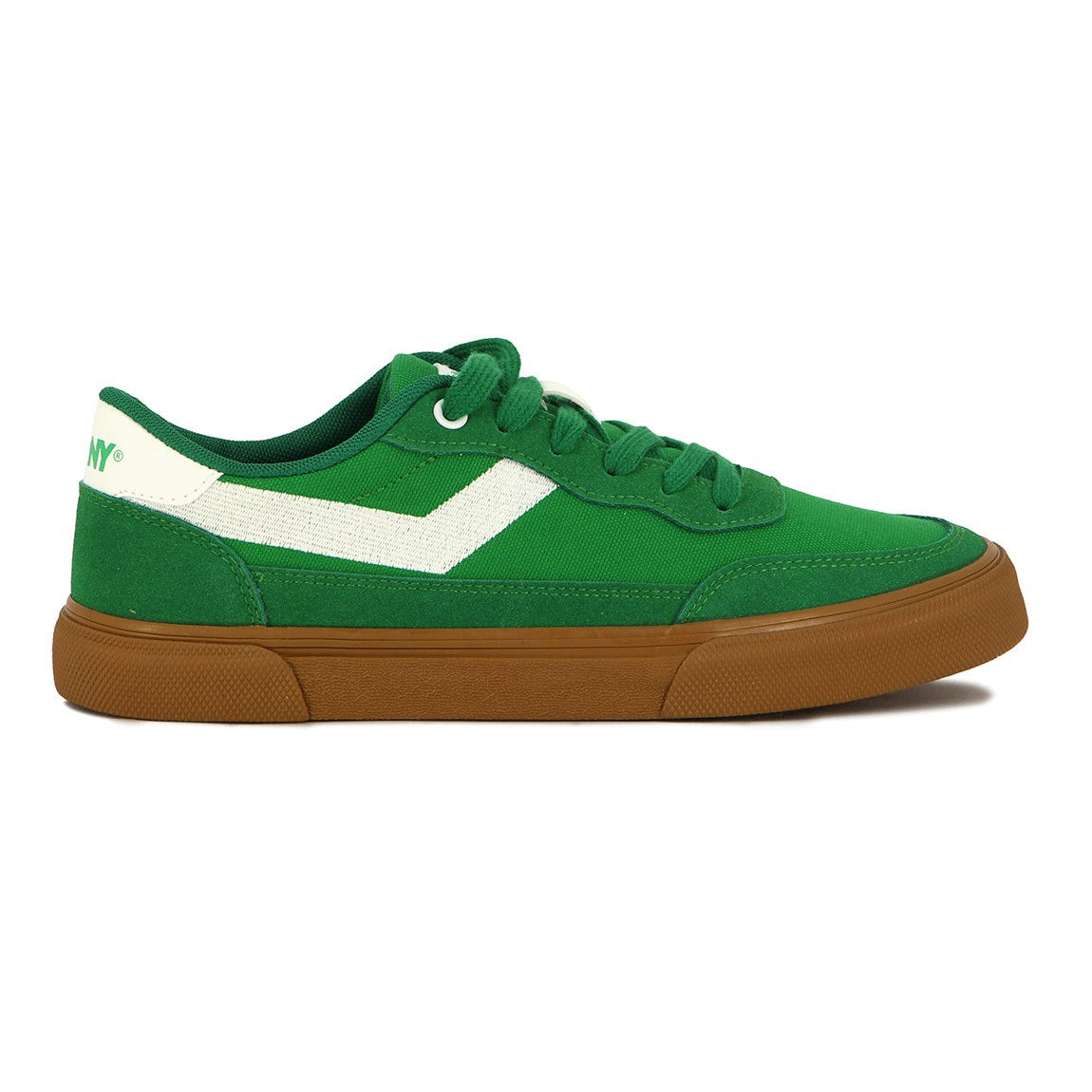 Pony Champion Casual BRONX Hombre Canva-Suede / Green/White