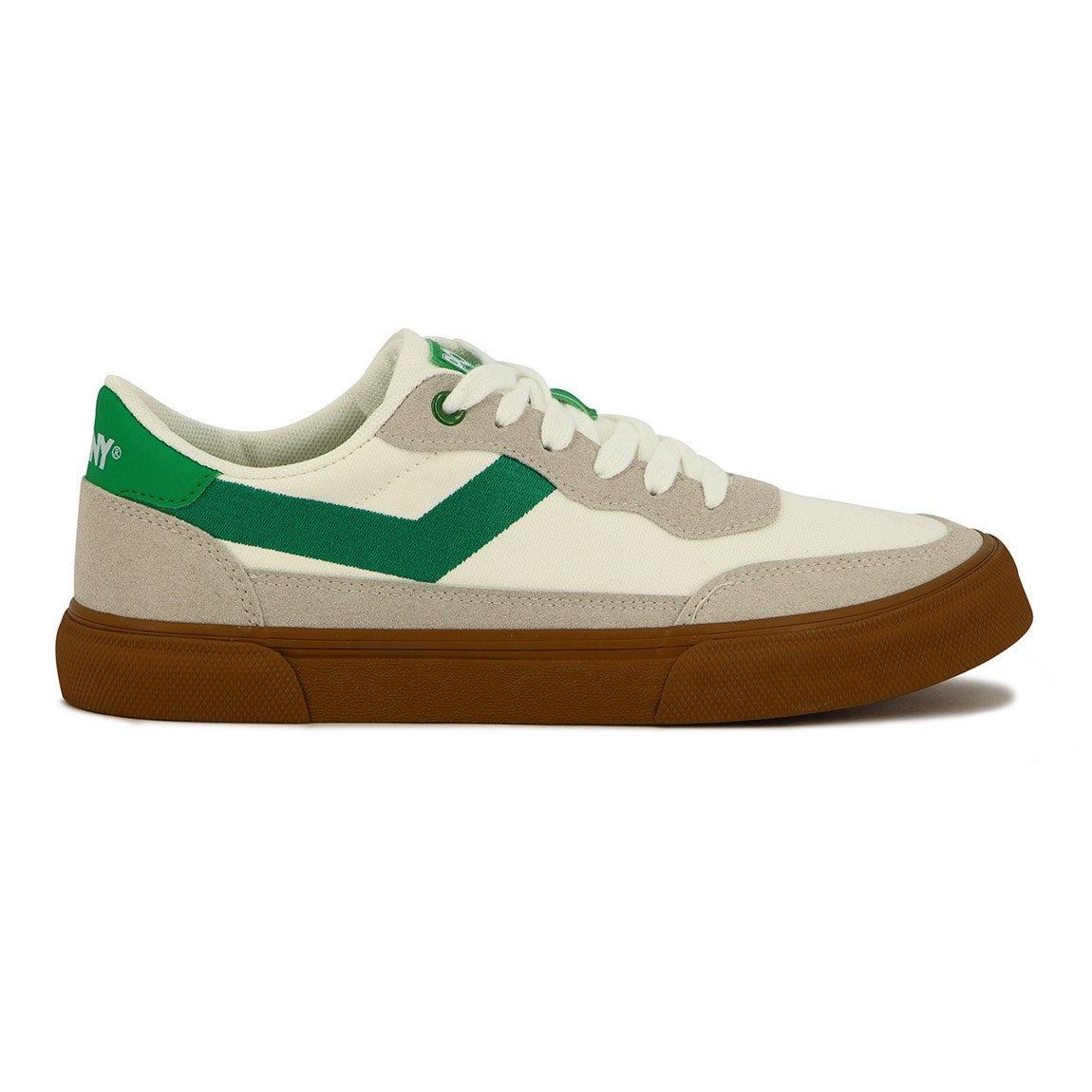 Pony Champion Casual BRONX Hombre Canva-Suede / White-Green