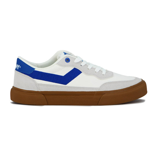 Pony Champion Casual BRONX Hombre Canva-Suede / WHITE-BLUE
