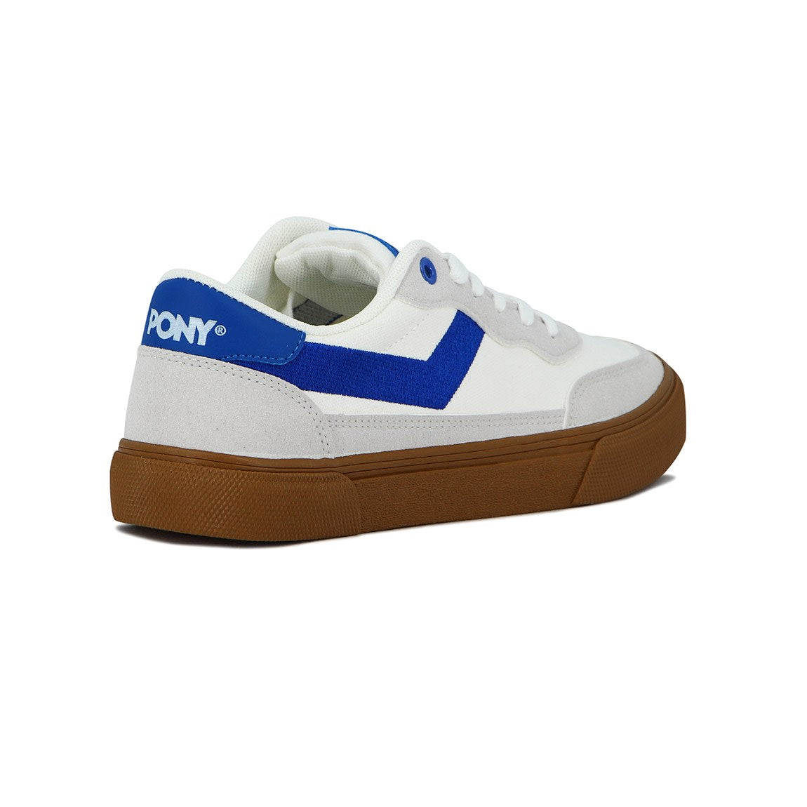 Pony Champion Casual BRONX Hombre Canva-Suede / WHITE-BLUE