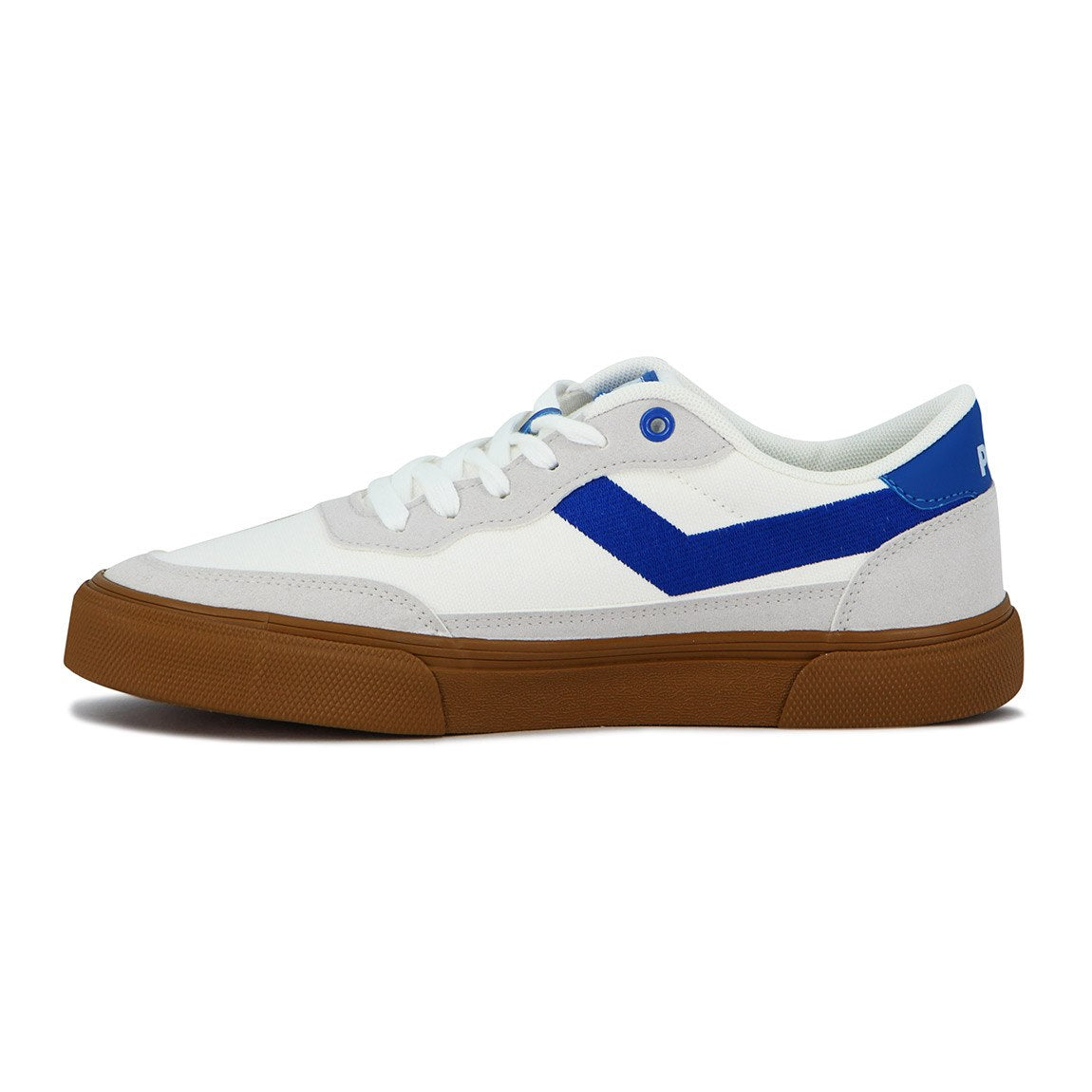 Pony Champion Casual BRONX Hombre Canva-Suede / WHITE-BLUE