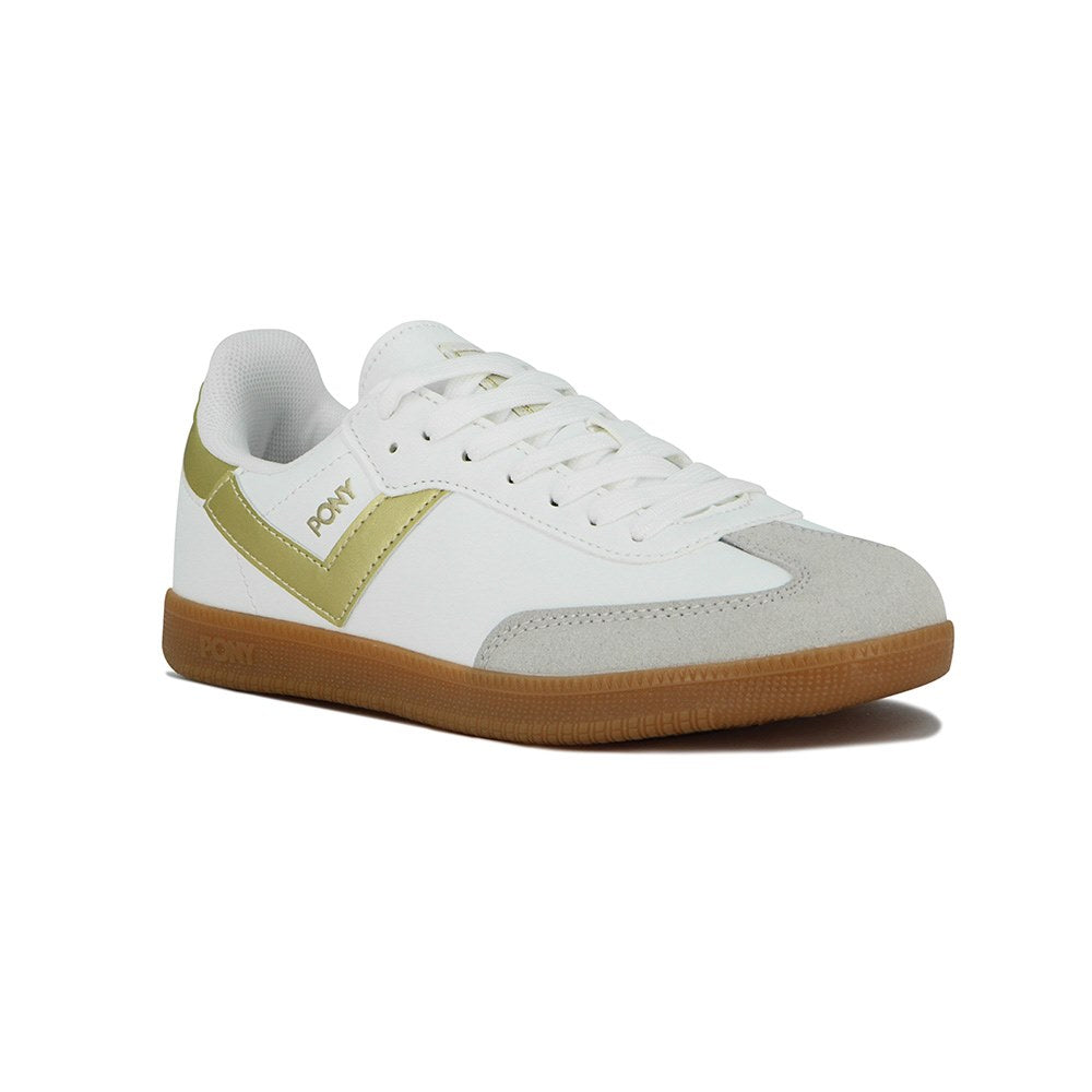 Pony Calzado Lifestyle MoMA Unisex- blanco/dorado