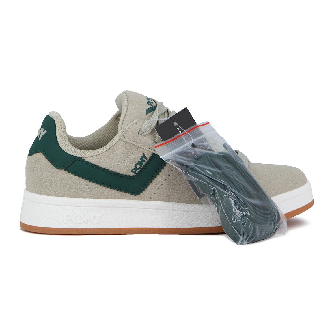 Pony Calzado Lifestyle Square Gamuza Hombre - Beige/Verde