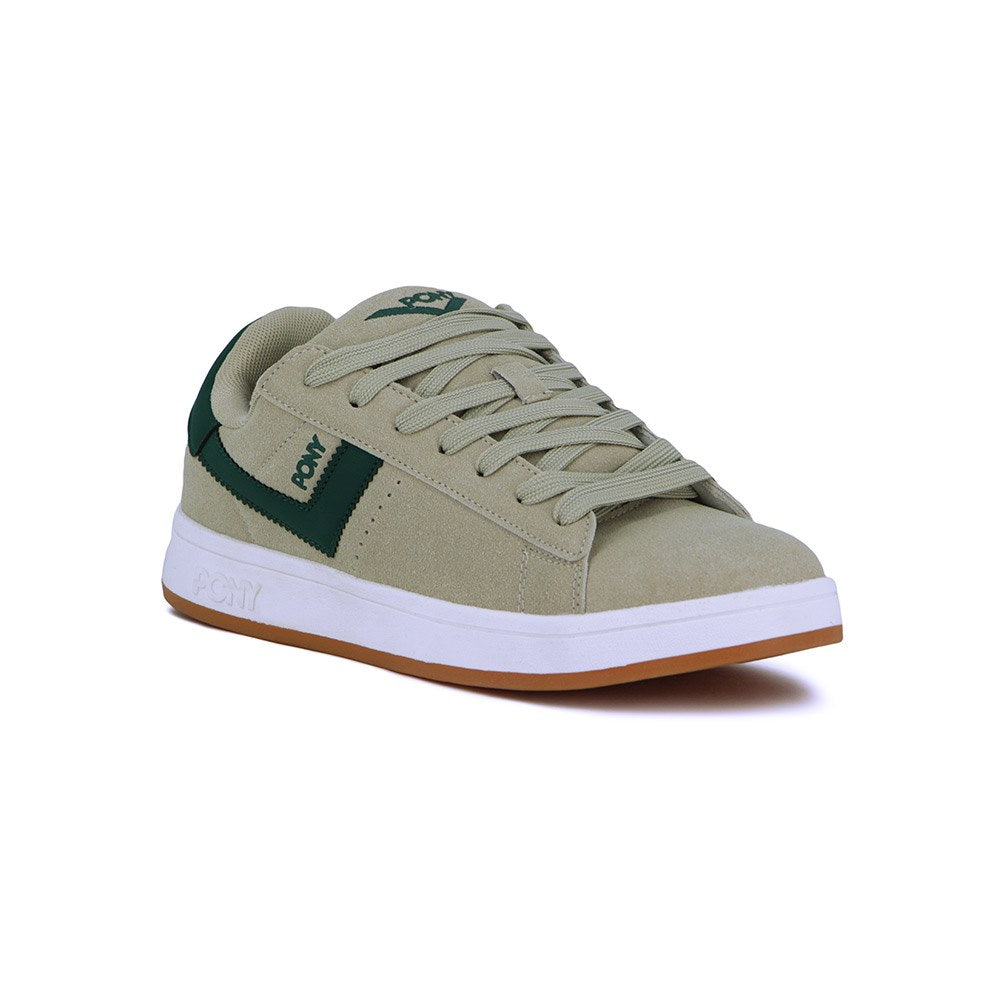 Pony Calzado Lifestyle Square Gamuza Unisex- beige/verde